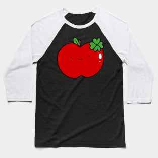 Lucky Red Apple Baseball T-Shirt